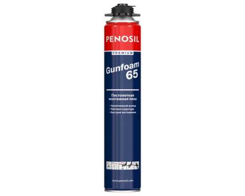 Пена проф. летняя PENOSIL Premium Gunfoam 65 (от +5°С до +30°C), 870мл